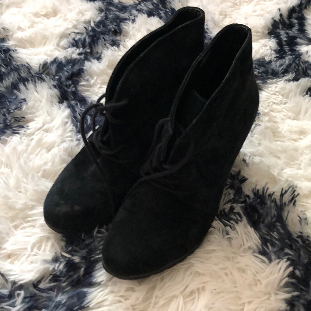 Black ankle boots